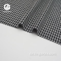 Houndstooth Design Gestrickter Jacquardstoff für Kleidung